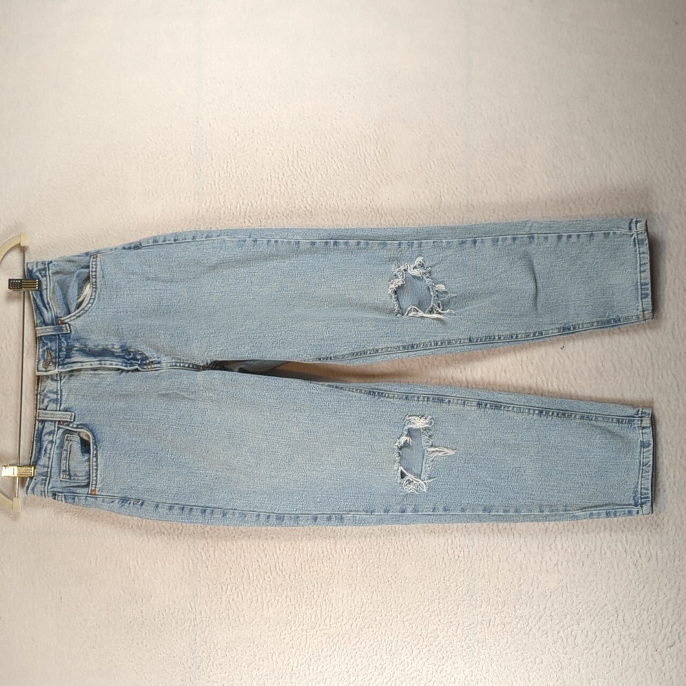 Wild Fable Women's Distressed Super Hi-Rise Denim Mom Jeans Size 4